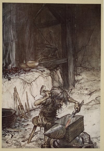 Mime at the Anvil, illustration from 